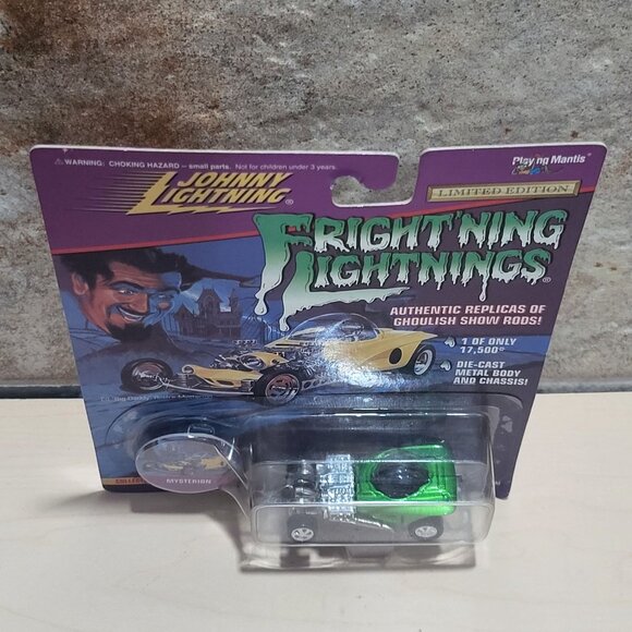 Johnny Lightning Willys Gassers II 1933 Speedy White Lightning Chase Blue 2002 - Picture 2 of 11